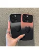 Силиконовый чехол "Black Heart" для iPhone 15 Pro Max Коричневый