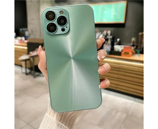 Силиконовый чехол "CD Line" для iPhone 15 Pro Max Зеленый