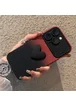 Силиконовый чехол "Black Heart" для iPhone 16 Pro Max Бордовый