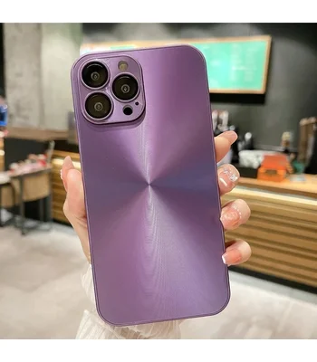 Силиконовый чехол "CD Line" для iPhone 15 Pro Max Фиолетовый