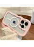 Силиконовый чехол "Wavy Lines" with MagSafe для Apple iPhone 14 Pro Max Розовый