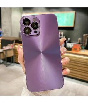 Силиконовый чехол "CD Line" для iPhone 15 Pro Фиолетовый