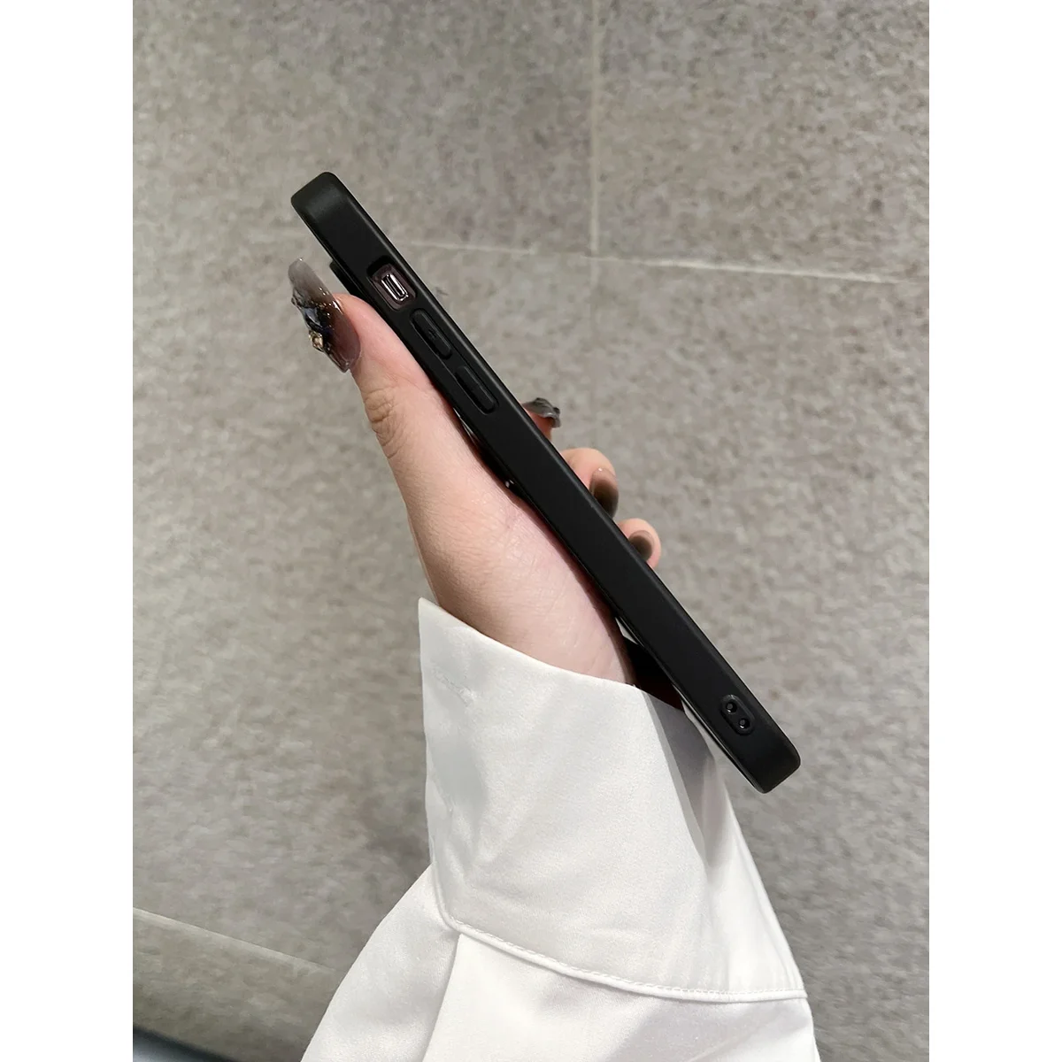 Силиконовый чехол "Acrylic Magnetic" with MagSafe для Apple iPhone 15 Pro Черный