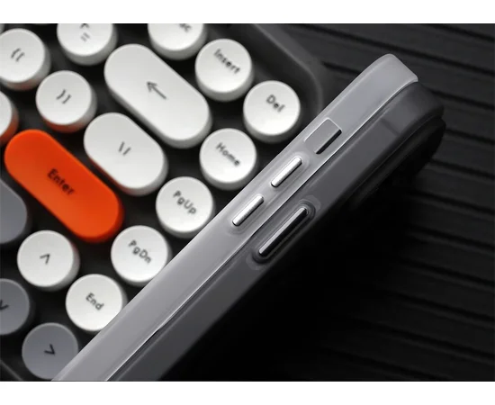 Пластиковый чехол "Luxury Corrugated" with MagSafe для Apple iPhone 15 Pro Max Прозрачный