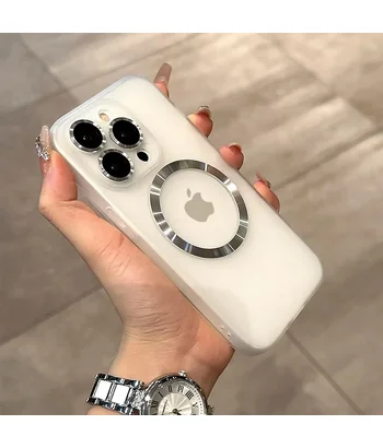 Силиконовый чехол "Thin matte silicone" with MagSafe для Apple iPhone 14 Pro Max Белый Силиконовый чехол "Thin matte silicone" with MagSafe для Apple iPhone 14 Pro Max Белый