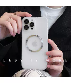 Силиконовый чехол "Thin matte silicone" with MagSafe для Apple iPhone 14 Pro Max Белый Силиконовый чехол "Thin matte silicone" with MagSafe для Apple iPhone 14 Pro Max Белый