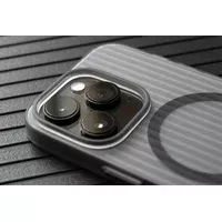 Пластиковый чехол "Luxury Corrugated" with MagSafe для Apple iPhone 15 Pro Черный