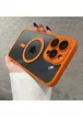 Силиконовый чехол "Acrylic Magnetic" with MagSafe для Apple iPhone 15 Pro Оранжевый