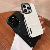 Пластиковый чехол "UltraThin Air Case" with MagSafe для Apple iPhone 15 Pro Черный