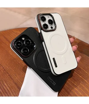 Пластиковый чехол "UltraThin Air Case" with MagSafe для Apple iPhone 15 Pro Белый