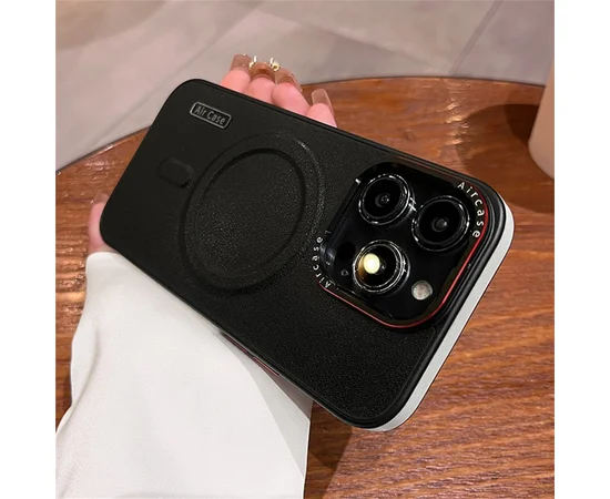 Пластиковий чохол "UltraThin Air Case" with MagSafe для Apple iPhone 14 Pro Max Чорний