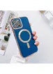 Силіконовий чохол "Luxury Plating" with MagSafe для Apple iPhone 13 Pro Синій