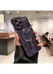 Силіконовий чохол "Micro Plating" with MagSafe для Apple iPhone 15 Pro Фіолетовий