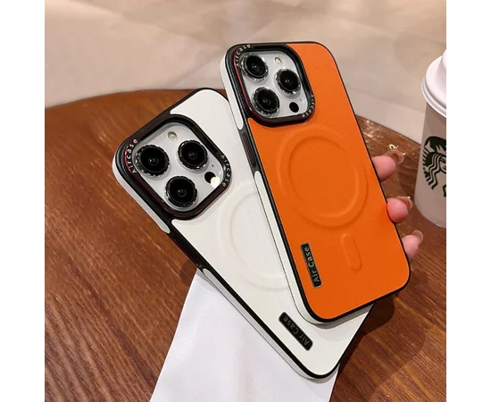 Пластиковый чехол "UltraThin Air Case" with MagSafe для Apple iPhone 15 Pro Max Белый