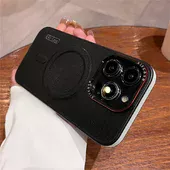 Пластиковый чехол "UltraThin Air Case" with MagSafe для Apple iPhone 15 Pro Черный