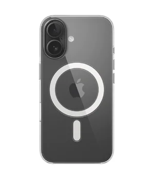 Силиконовый чехол "JASTER" with MagSafe для iPhone 16 Прозрачный Силиконовый чехол "JASTER" with MagSafe для iPhone 16 Прозрачный