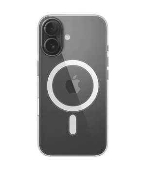 Силиконовый чехол "JASTER" with MagSafe для iPhone 16 Plus Прозрачный Силиконовый чехол "JASTER" with MagSafe для iPhone 16 Plus Прозрачный