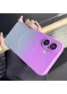 Силіконовий чохол "Luxury Gradient" with MagSafe для Apple iPhone 16 Фіолетово-сірий