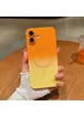 Силіконовий чохол "Luxury Gradient" with MagSafe Apple iPhone 16 Помаранчево-жовтий