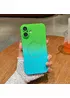 Силіконовий чохол "Luxury Gradient" with MagSafe для Apple iPhone 16 Зелено-блакитний
