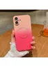 Силіконовий чохол "Luxury Gradient" with MagSafe Apple iPhone 16 Рожево-фіолетовий