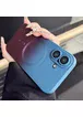 Силиконовый чехол "Luxury Gradient" with MagSafe для Apple iPhone 16 Сине-бордовый