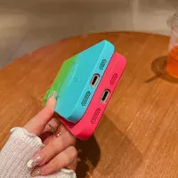 Силіконовий чохол "Luxury Gradient" with MagSafe Apple iPhone 16 Рожево-фіолетовий