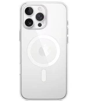 Силіконовий чохол "JASTER" with MagSafe для iPhone 16 Pro Max Прозорий