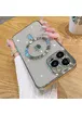 Силиконовый чехол "Transparent Plating" with MagSafe для Apple iPhone 16 Pro Натуральный титан