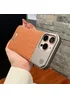 Пластиковый чехол "ArmorLine Leather" для Apple iPhone 16 Pro Коричневый