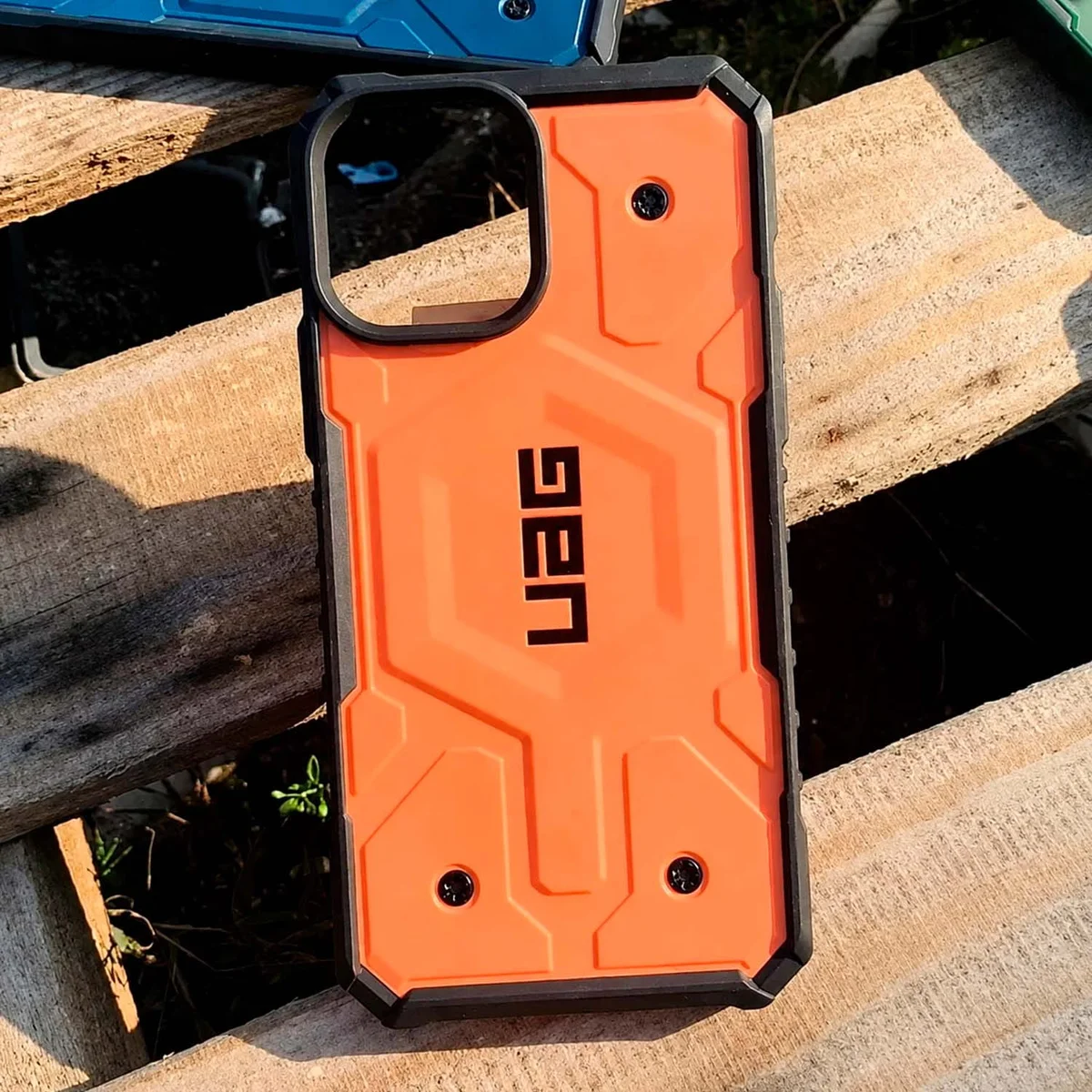 Протиударний чохол "UAG" Pathfinder with MagSafe для Apple iPhone 16 Pro Max Помаранчевий