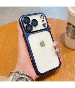 Силіконовий чохол "CrystalLock Pro" для Apple iPhone 17 Pro Max Синій