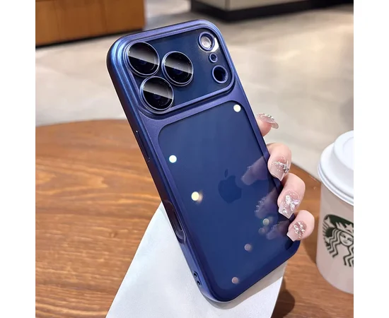 Силіконовий чохол "CrystalLock Pro" для Apple iPhone 17 Pro Синій