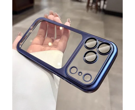 Силіконовий чохол "CrystalLock Pro" для Apple iPhone 17 Pro Синій