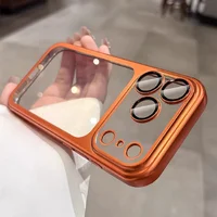 Силиконовый чехол "CrystalLock Pro" для Apple iPhone 17 Pro Оранжевый