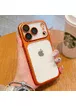 Силиконовый чехол "CrystalLock Pro" для Apple iPhone 17 Pro Оранжевый