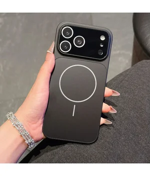 Силиконовый чехол "Unipha AG Glass" with MagSafe для Apple iPhone 17 Pro Max Черный Силиконовый чехол "Unipha AG Glass" with MagSafe для Apple iPhone 17 Pro Max Черный