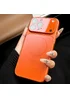 Силиконовый чехол "Unipha AG Glass" with MagSafe для Apple iPhone 17 Pro Max Оранжевый