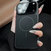 Силиконовый чехол "Unipha AG Glass" with MagSafe для Apple iPhone 17 Pro Max Черный