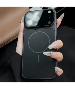 Силіконовий чохол "Unipha AG Glass" with MagSafe для Apple iPhone 17 Pro Max Чорний Силіконовий чохол "Unipha AG Glass" with MagSafe для Apple iPhone 17 Pro Max Чорний
