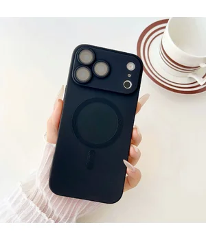 Силіконовий чохол «Luxury Matte» with MagSafe для Apple iPhone 17 Pro Max Чорний
