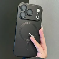 Силіконовий чохол «Luxury Matte» with MagSafe для Apple iPhone 17 Pro Max Чорний