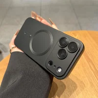Силіконовий чохол «Luxury Matte» with MagSafe для Apple iPhone 17 Pro Max Чорний