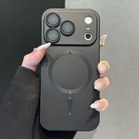 Силіконовий чохол «Luxury Matte» with MagSafe для Apple iPhone 17 Pro Max Чорний