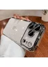 Пластиковый чехол "Bling Transparent" с блестками для iPhone 17 Pro Max Серебряный