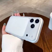 Силиконовый чехол "Carbon Matrix" для Apple iPhone 17 Pro Max Белый