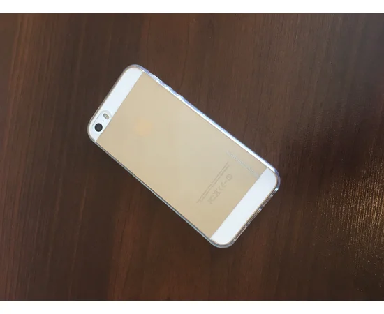 Чехол "GOOSPERY" силиконовый для iPhone 5/5S/SE прозрачный