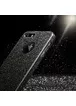 Чехол с блестками "Dazzling shine" силиконовый для iPhone 5/5S/SE черный