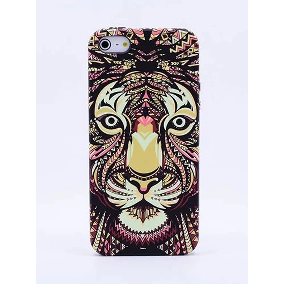 Силиконовый светящийся 3D чехол "Тигр" яркий для iPhone 6 Plus/6S Plus