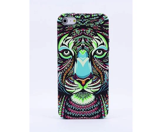 Силіконовий світиться 3D чохол "Тигр" для iPhone 6 Plus / 6S Plus